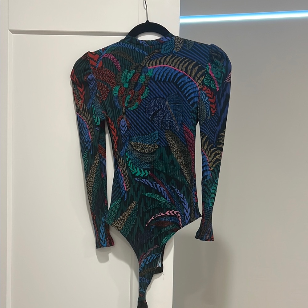 FARM Rio Multicolor Patterned Bodysuit - Picture 4 of 4